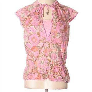 Plains & Prints pink floral top